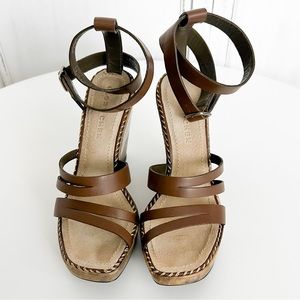 Glory Chen Platform Strappy Sandals